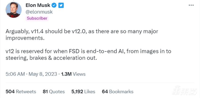 特斯拉转变FSD技术路线，将采用端到端方案，未来有望全球免费开放