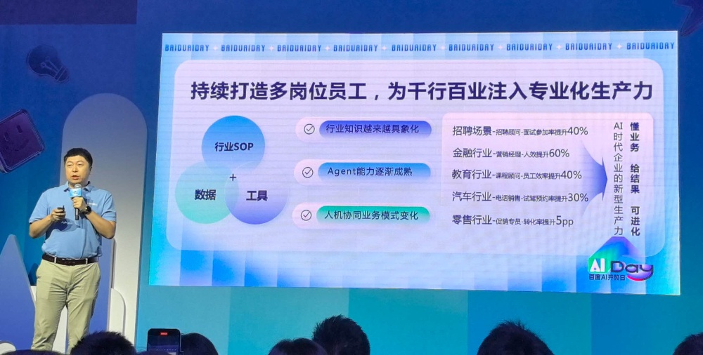 百度智能云推出首批AI数字员工!七大职能岗位,支持实时视频通话