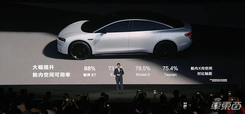 华为智选车首款轿车：瞄准特斯拉Model S，只卖Model 3的价