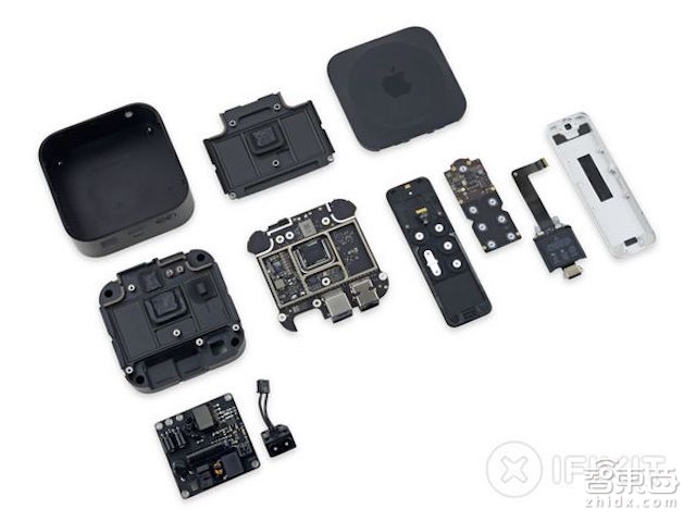 Apple TV 4拆解新鲜出炉:修复难度不算高