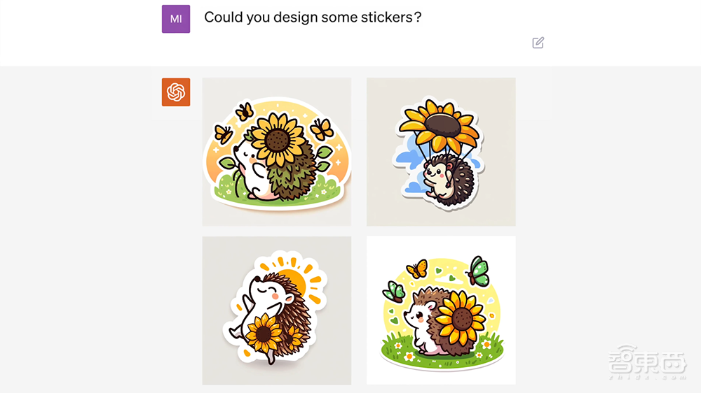 OpenAI扔出DALL·E 3!能画画的ChatGPT要来了:简单提示,讲出“超级向日葵刺猬”连环画