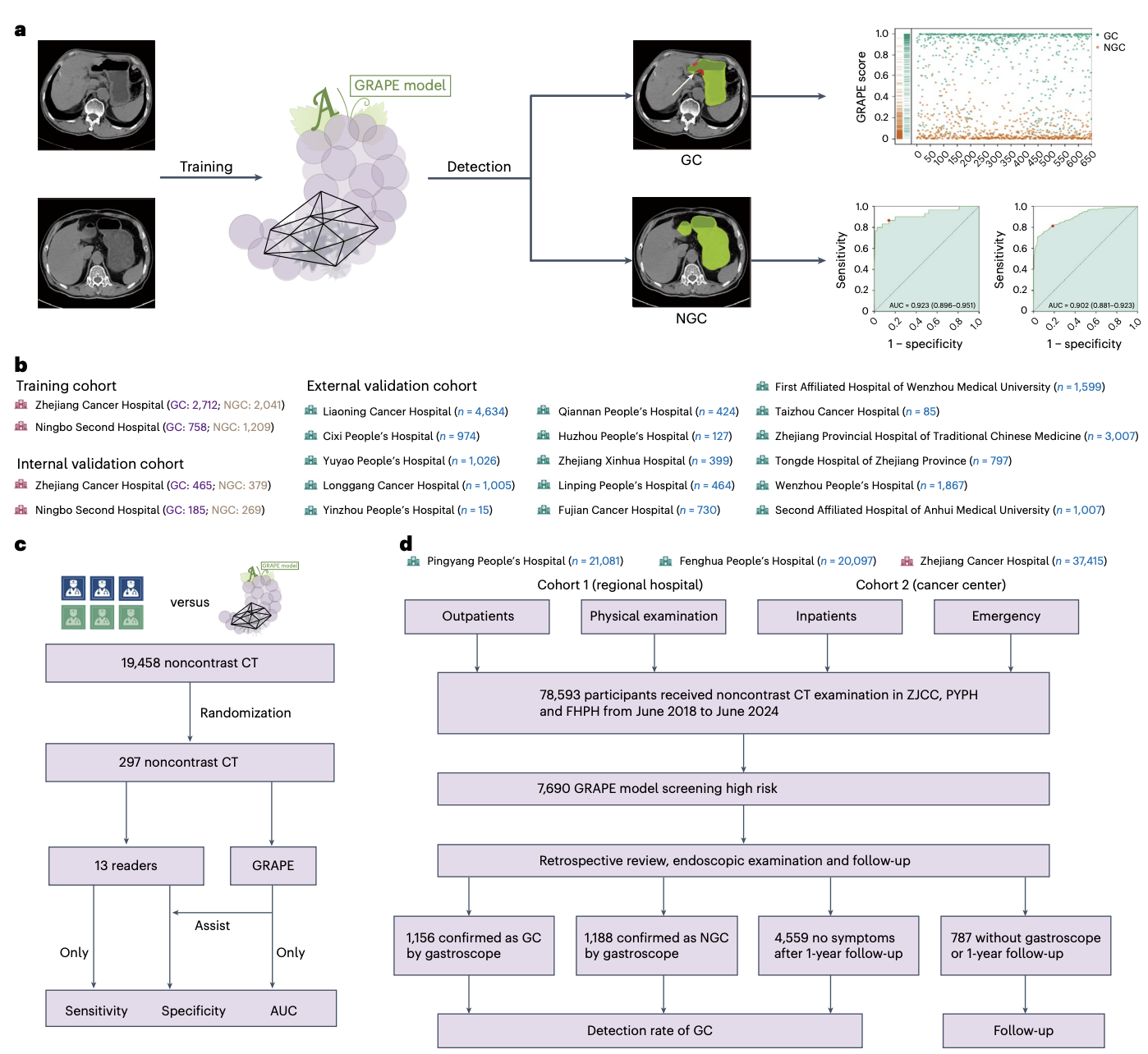 阿里达摩院推全球首个胃癌影像筛查AI模型！10万人临床支持，研究成果登《自然·医学》