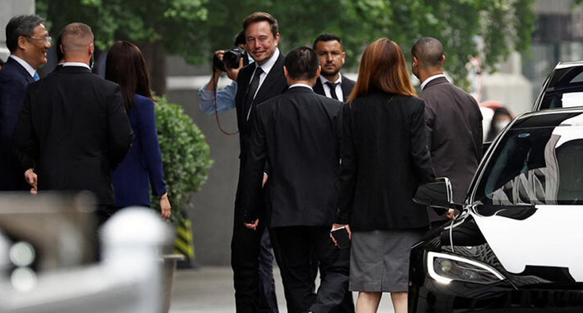 密码保护：落地中国一天半，还原刷爆朋友圈的马斯克完整行程