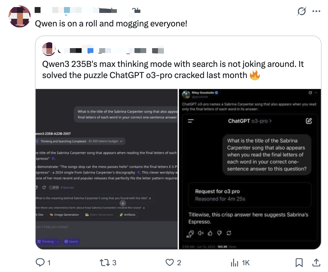 杀疯了!阿里开源最强推理模型,一周三模型干翻全球开闭源天花板