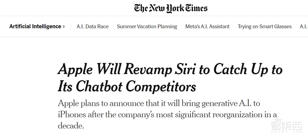 生成式AI，苹果倾巢出动