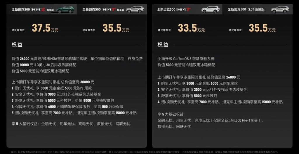 张雨绮任首席体验官！全新坦克500两小时大定破12000台