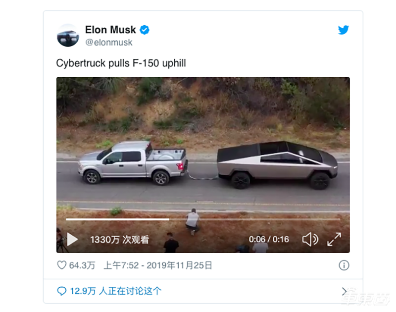 特斯拉皮卡与福特F150拔河胜之不武？福特高管要求再战
