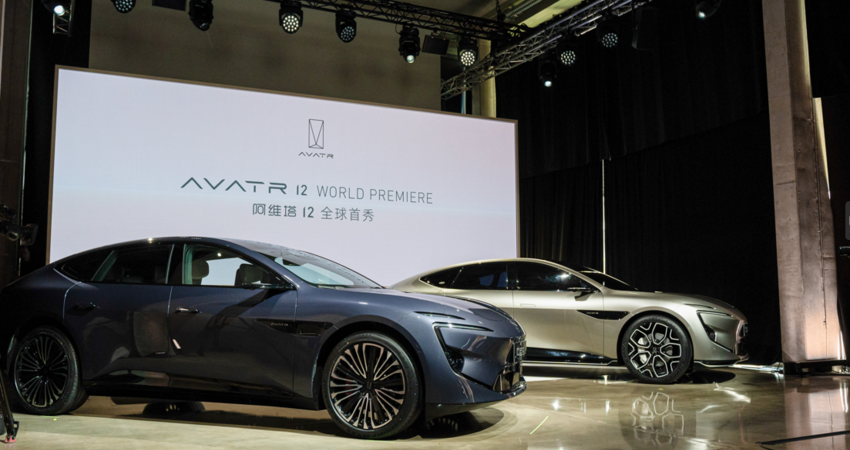 阿维塔12慕尼黑车展亮相：取消后车窗，电子后视镜上车