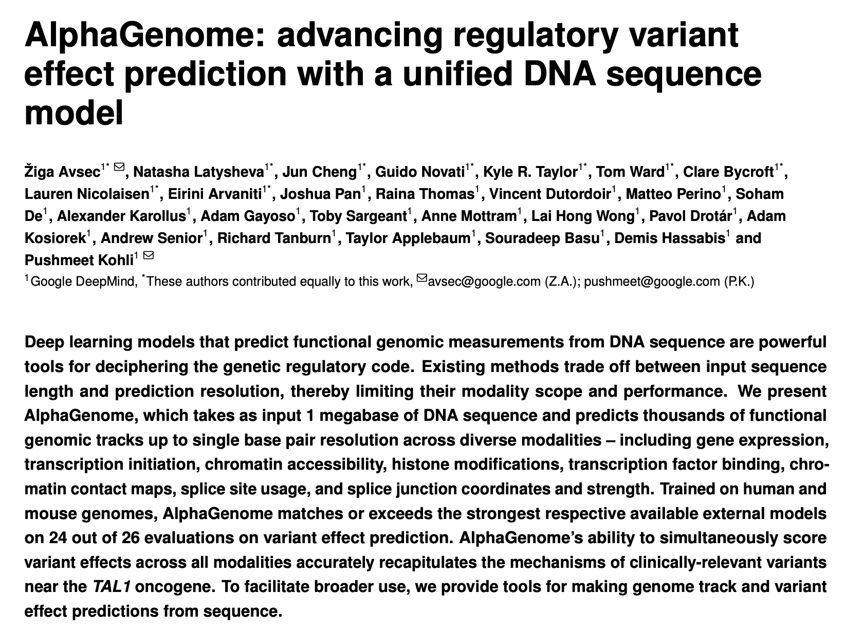 一台观察人类DNA的AI“显微镜”:谷歌AlphaGenome问世