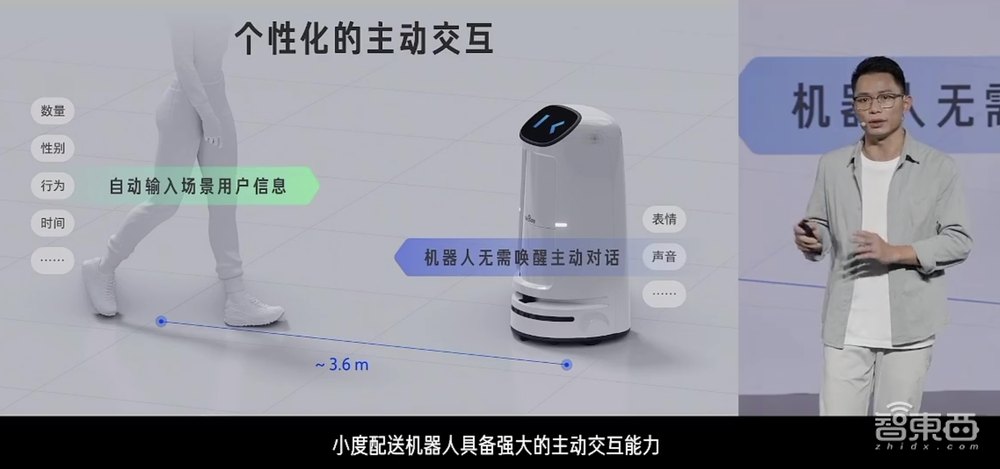 小度酒店配送机器人首亮相！能多模态主动交互，售价35999元