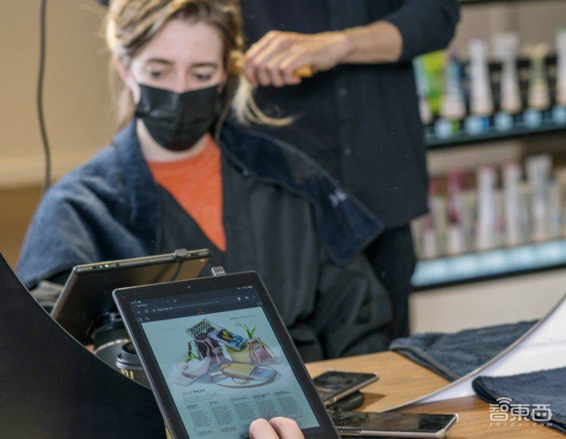 亚马逊开首家美发沙龙,用AR设计顾客发型