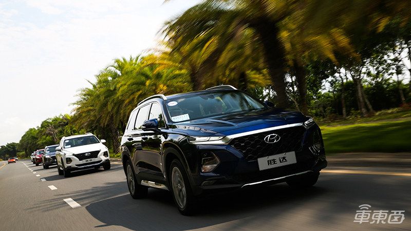 百度车载系统+L2级自动驾驶 三亚试驾第四代现代胜达