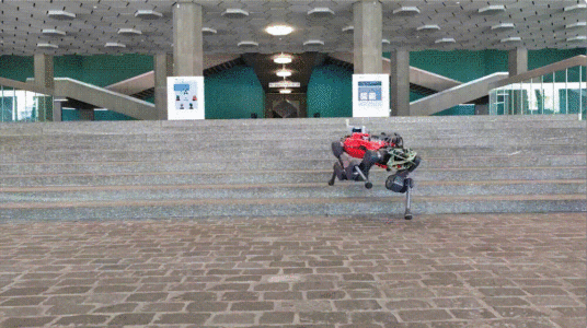 擅长爬山的机器狗登Science，比人类徒步速度快4分钟