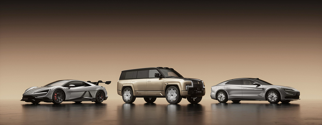 仰望U8L全尺寸行政SUV上海车展首发，三排座车长5米4