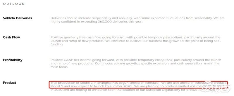 Model Y將提前交付！特斯拉2019年虧損收窄，Model 3交付超30萬(wàn)