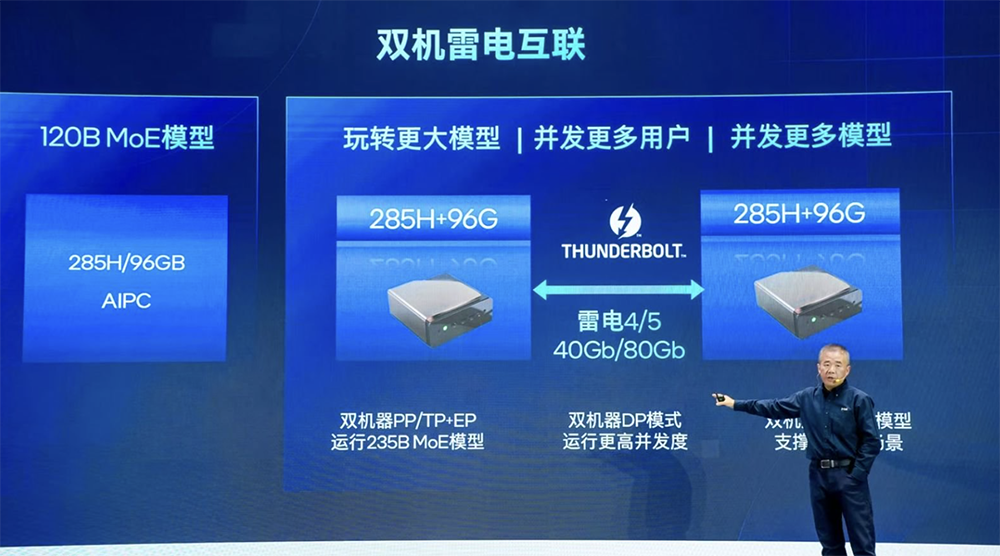 英特尔晒出端侧AI全家桶,酷睿Ultra 9 285H秀实力,畅跑120B MoE大模型