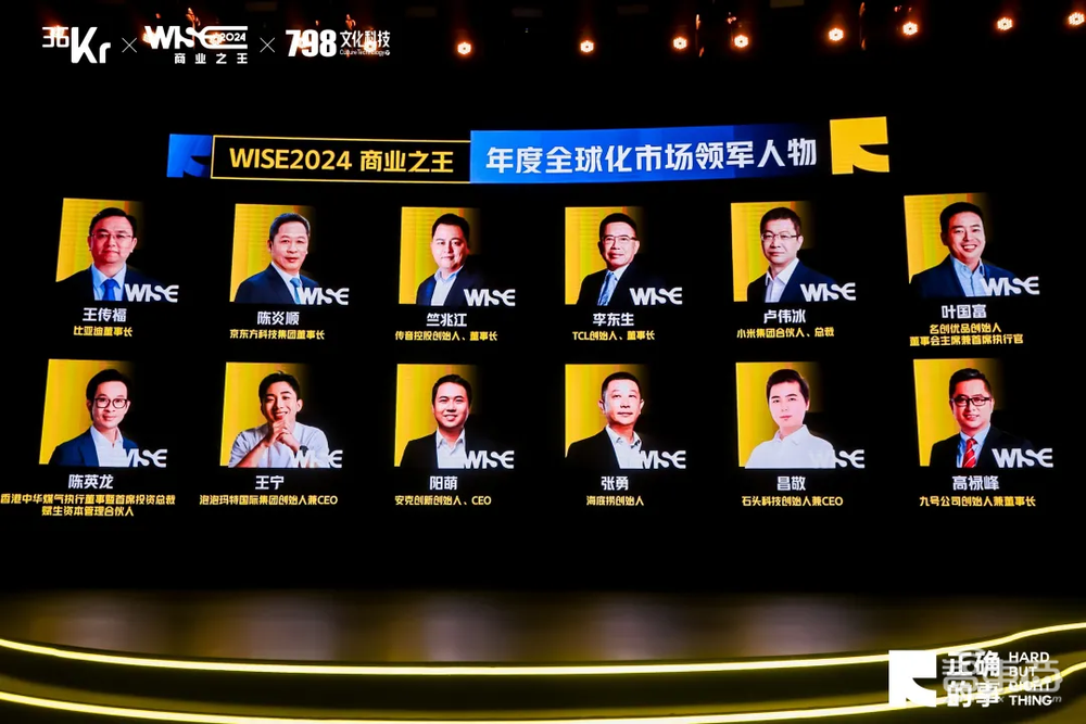 对话商业大咖,解构“正确的事”:WISE2024 商业之王大会来了!
