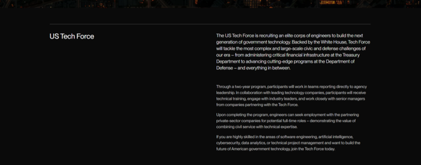 年薪百万！美国政府组建千人科技“特种部队”，苹果OpenAI英伟达全去了