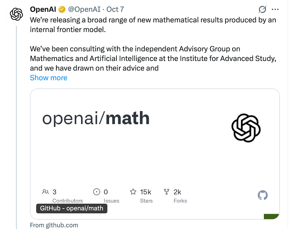 OpenAI、Anthropic罕见联手：砸下1个亿，给数学家送钱、送算力