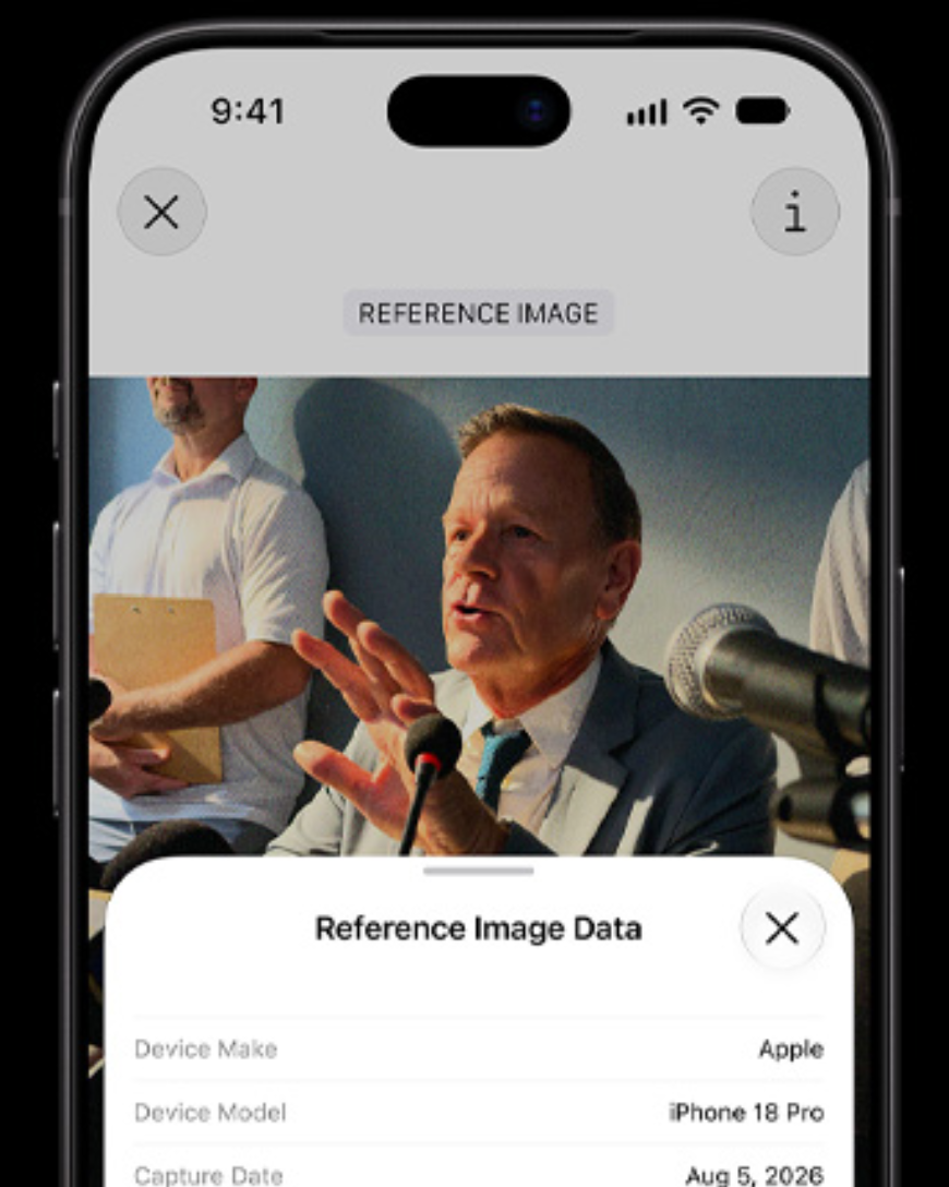 苹果首次公开iPhone图像防伪技术,给照片加上“身份证”