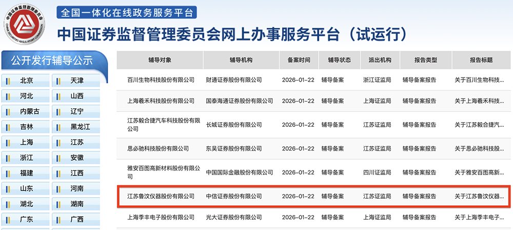 江蘇半導(dǎo)體設(shè)備企業(yè)，啟動IPO