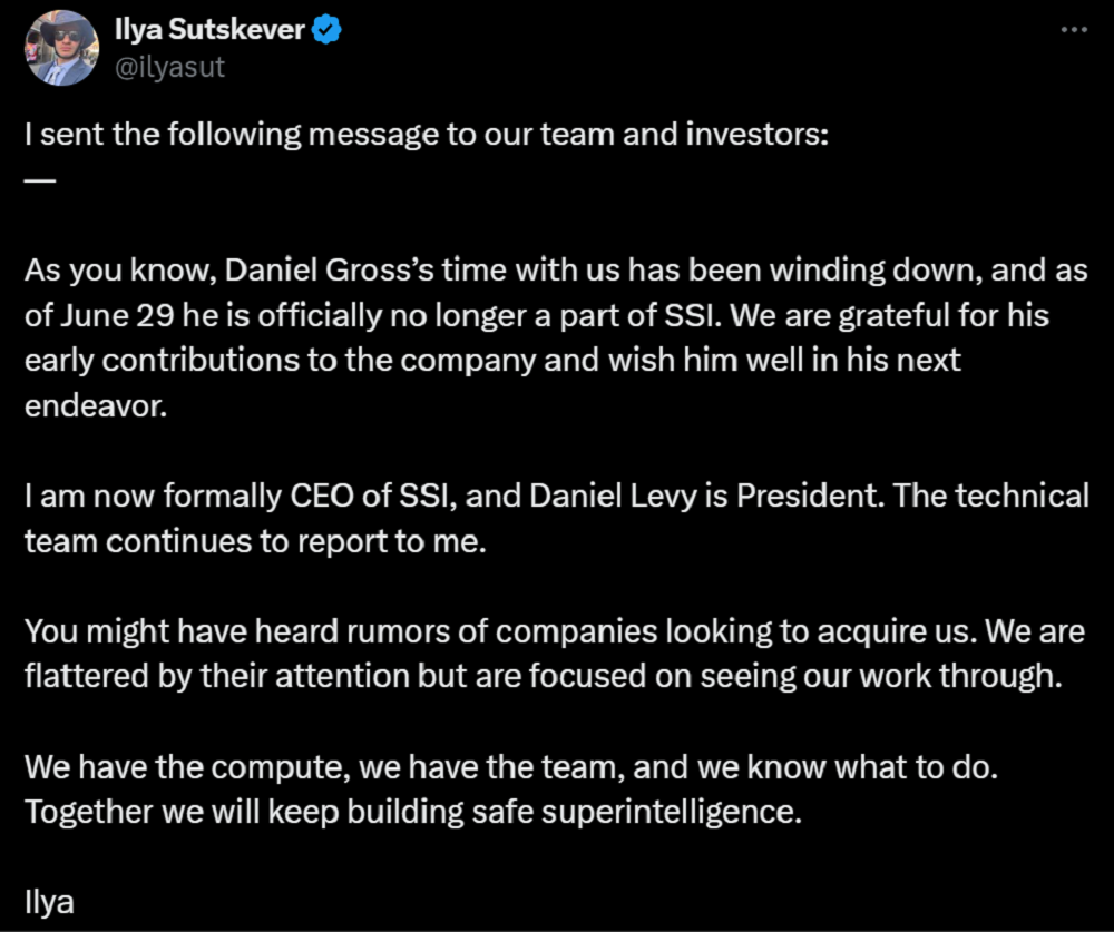 刚刚,Ilya被逼当CEO,联合创始人都被Meta挖跑了