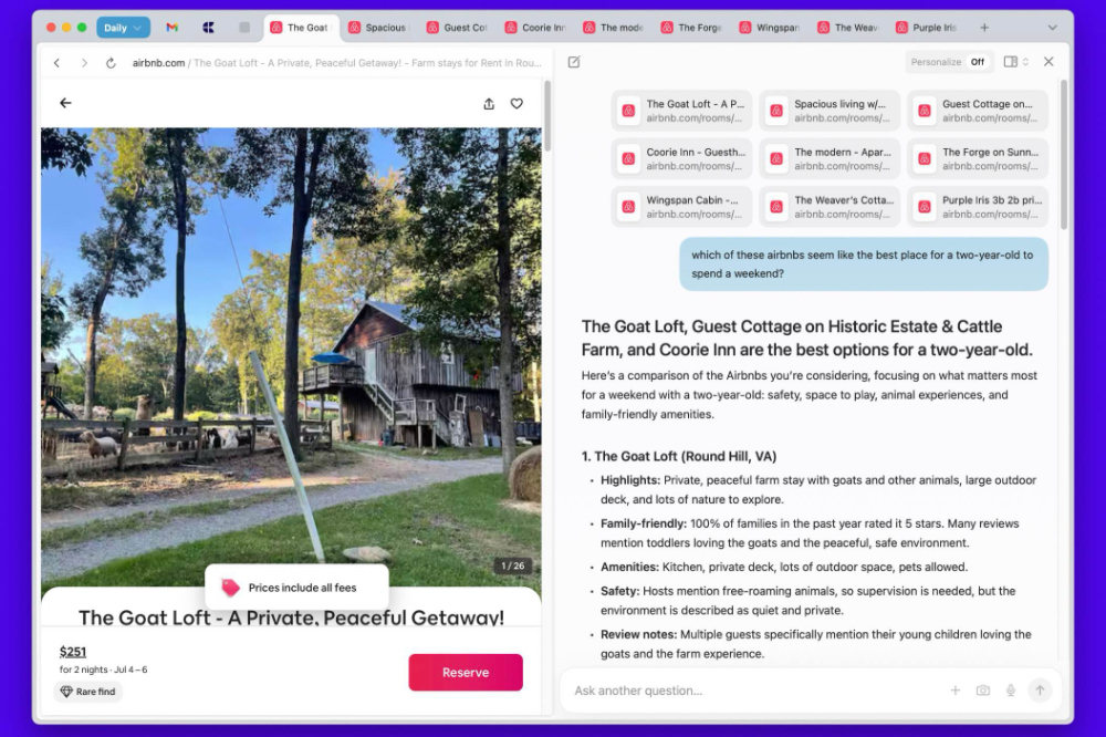 真正的AI浏览器来了!Dia测试版上线,可跨页面识别内容,自动跟进执行操作