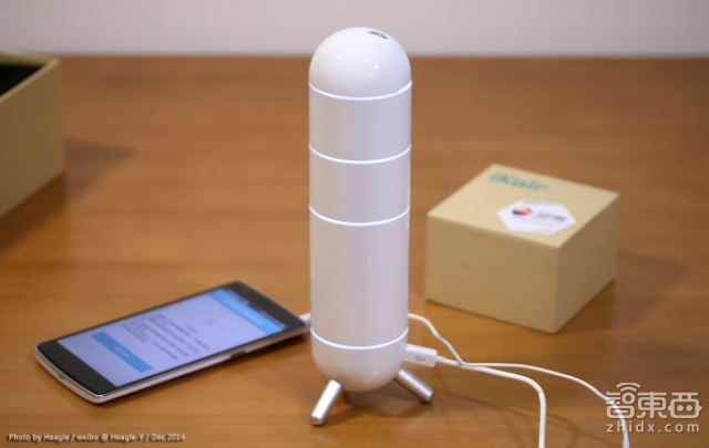 基于Wi-Fi的空气检测仪-iKair空气胶囊体验