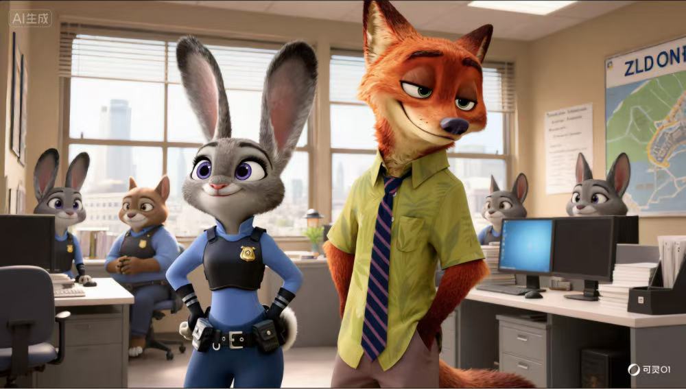 我用可灵O1，做了一支疯狂动物城番外