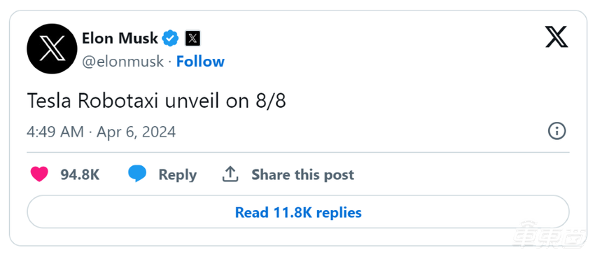 特斯拉Robotaxi面临监管和法律约束,短期内落地仍不现实