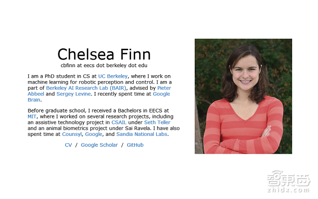 这位伯克利小姐姐 让机器人能“预见未来”