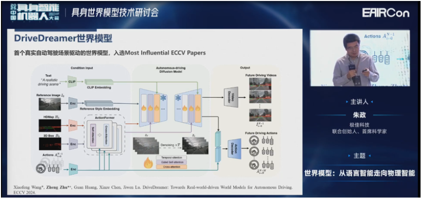 极佳科技首席科学家朱政博士：VLA会融合世界模型知识，变成下一代WA