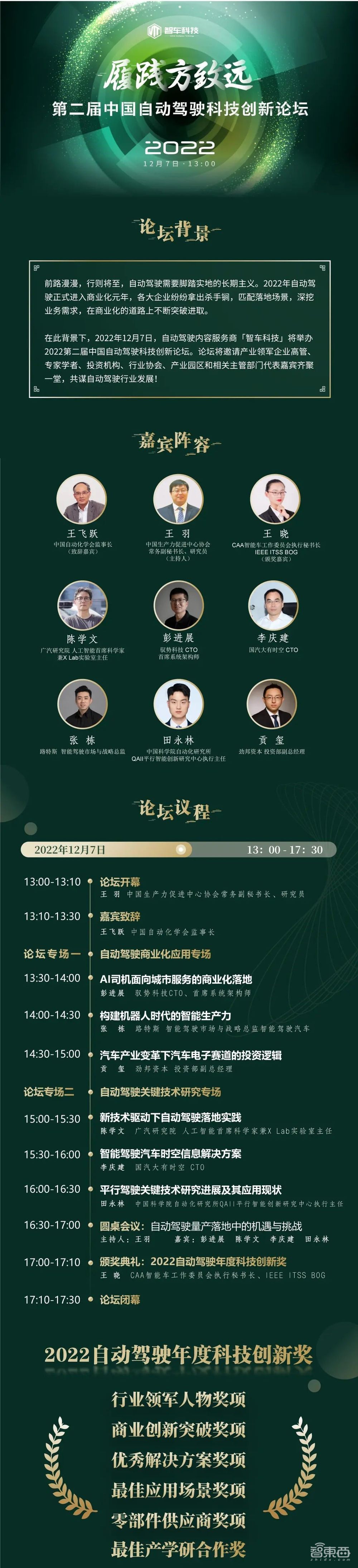 2022第二届中国自动驾驶科技创新论坛完美落幕!