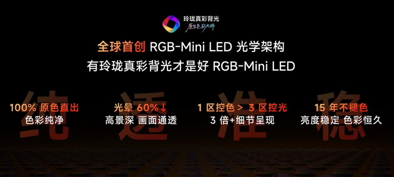 海信发布小墨ES5系列电视,RGB-Mini LED旗舰黑科技下放,百寸大电视12999元起