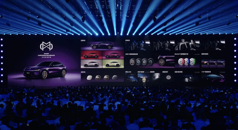 小米汽车推出定制服务：选配超过10万可选！雷军给特斯拉理想打广告