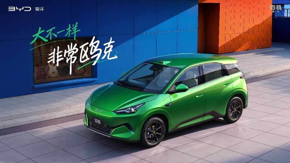 比亚迪新海鸥限时6.29万起售！车身尺寸提升，支持城市领航辅助