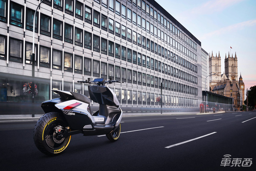 春风Cyber Concept电动摩托车首亮相,NEDC续航里程130+公里