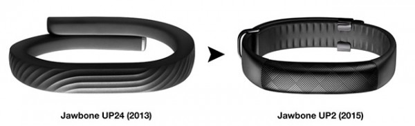 Jawbone推手环新品UP2 体积减少45%