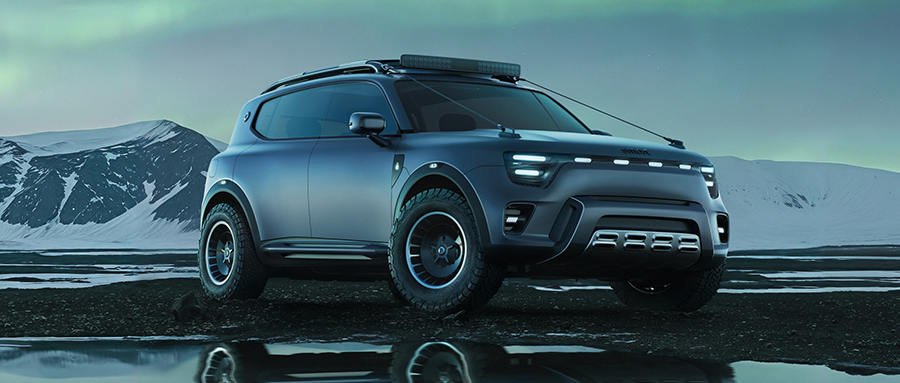 smart精灵#5概念车全球首秀，定位新奢智能SUV