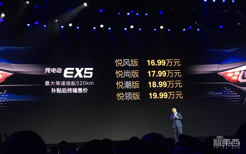 北汽新能源旗舰SUV上市 续航415公里17万起售