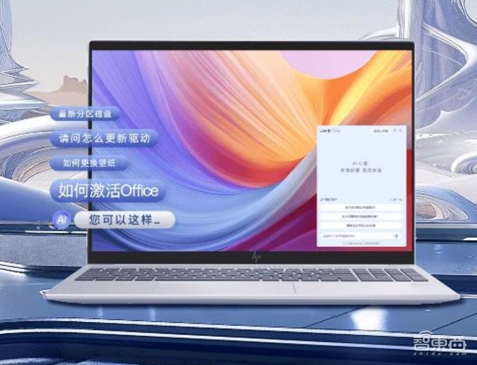 惠普AI PC全家桶来了!秀软硬件生态多项黑科技,首发PC助手AI小惠