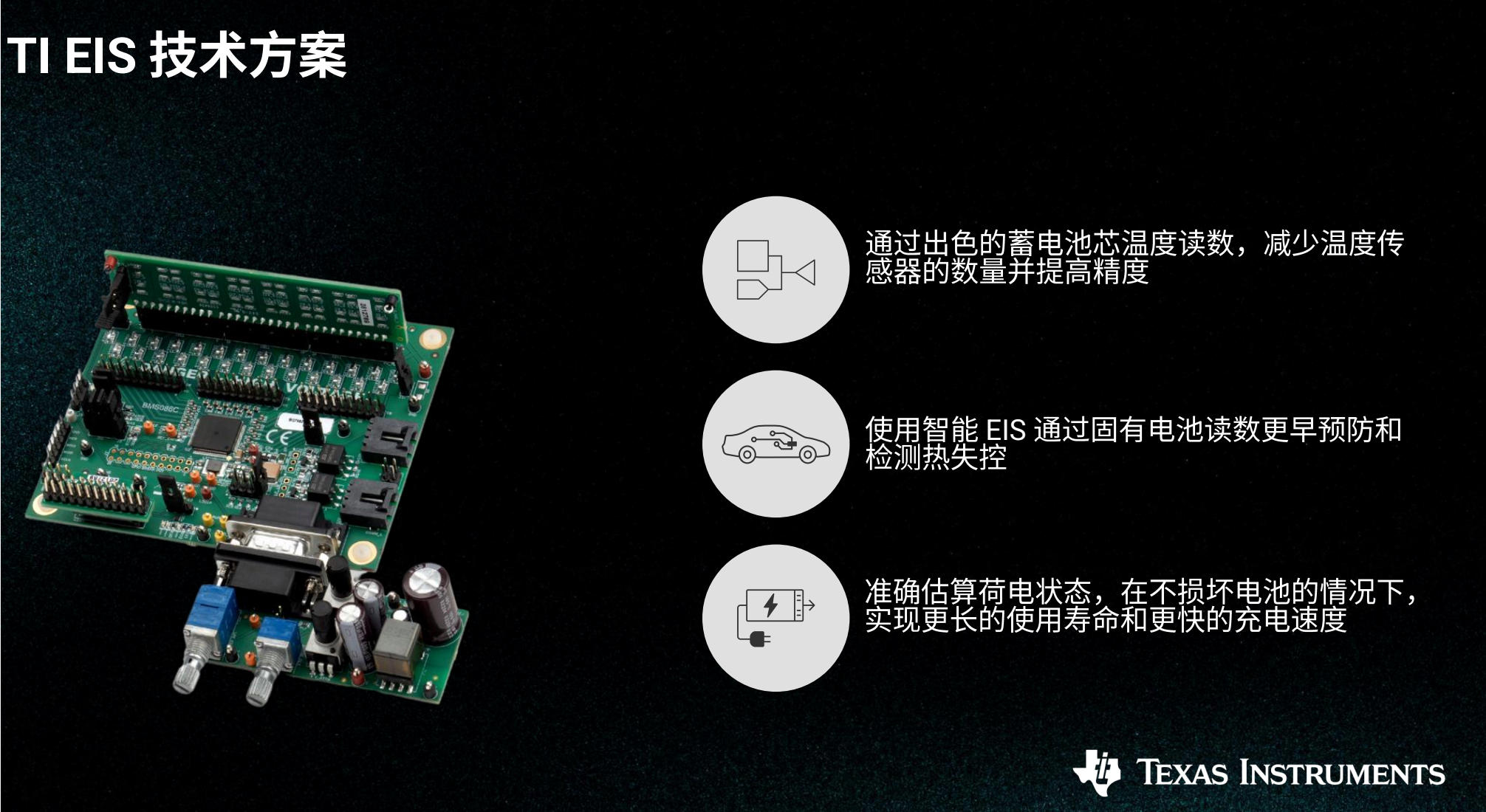 德州仪器押注下一代汽车电子：从BMS到软件定义汽车，系统级方案集中亮相