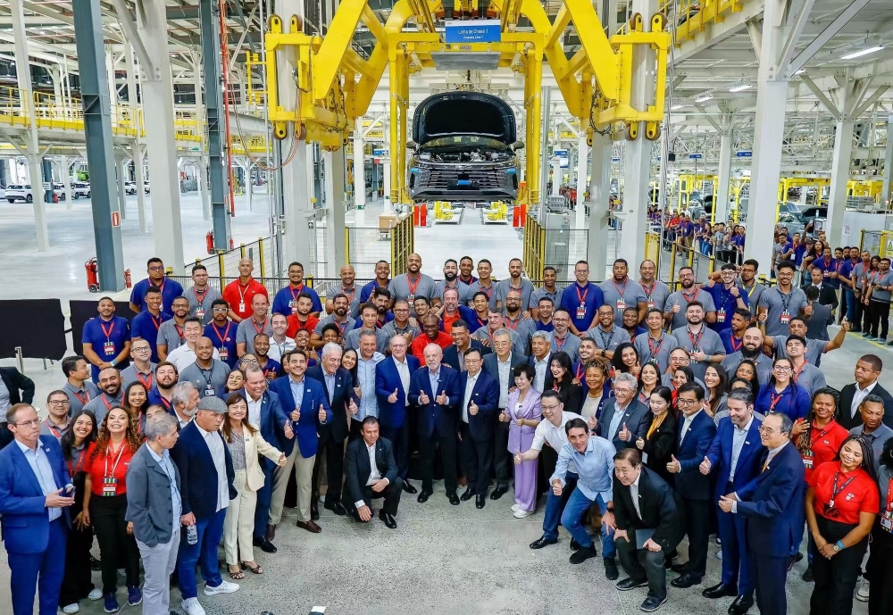 比亚迪第1400万辆新能源车在巴西工厂下线！连续两年成巴西新能源市场销冠