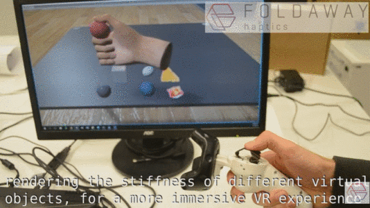 盘点近五年内超有趣的VR触觉技术,“折纸”都能当VR控制器了?