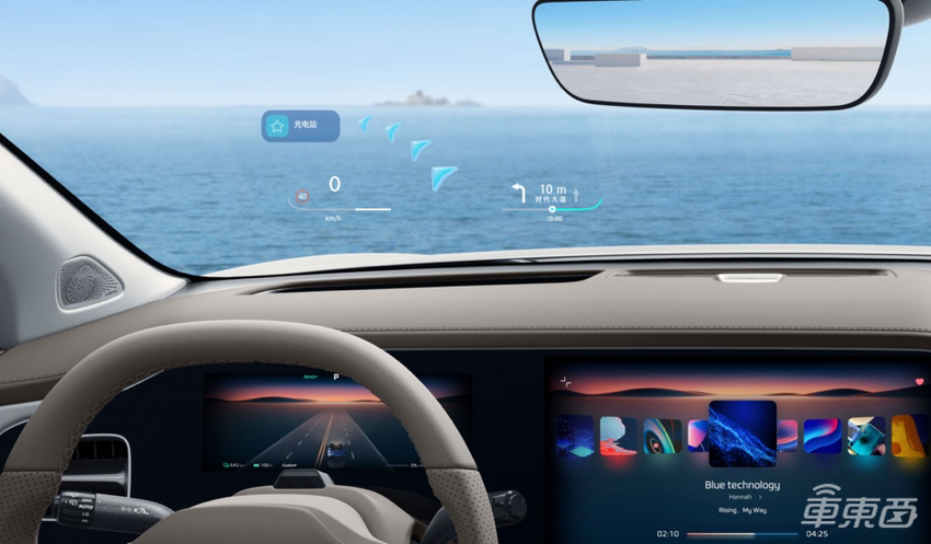 飞凡R7座舱信息公布:采用三联屏设计,首搭华为AR-HUD