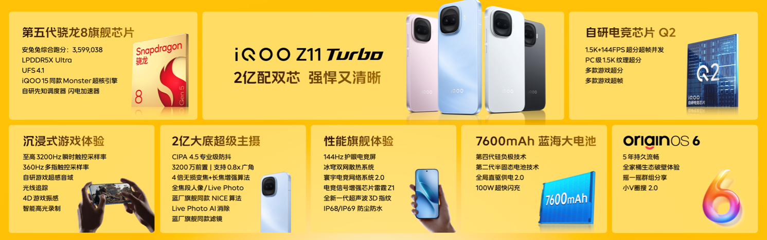 iQOO中端机用上豆包手机同款“AI操控”,搭第五代骁龙8旗舰芯,2399元起