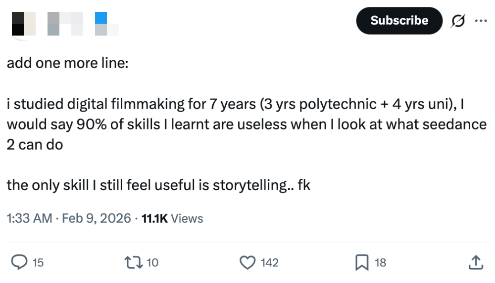 Seedance2.0首波用户体验：两张照片生成逼真电影感大片，知名导演“惊掉下巴”