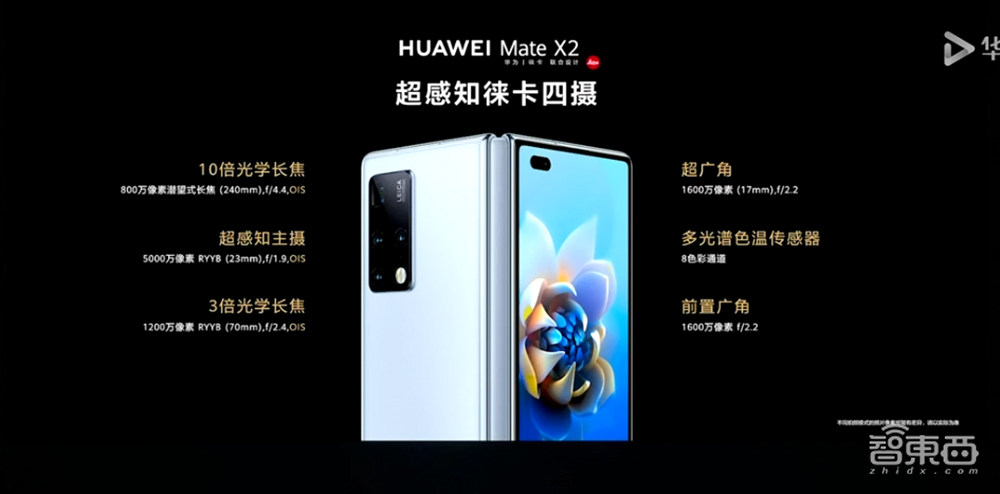 折叠屏手机中的“茅台”，华为Mate X2来了，1万8起售，真能无缝折