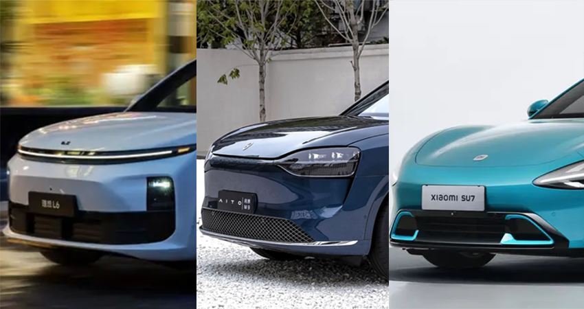 理想零跑鸿蒙智行周销均过万！深蓝成大黑马杀入前三，最新周销数据出炉