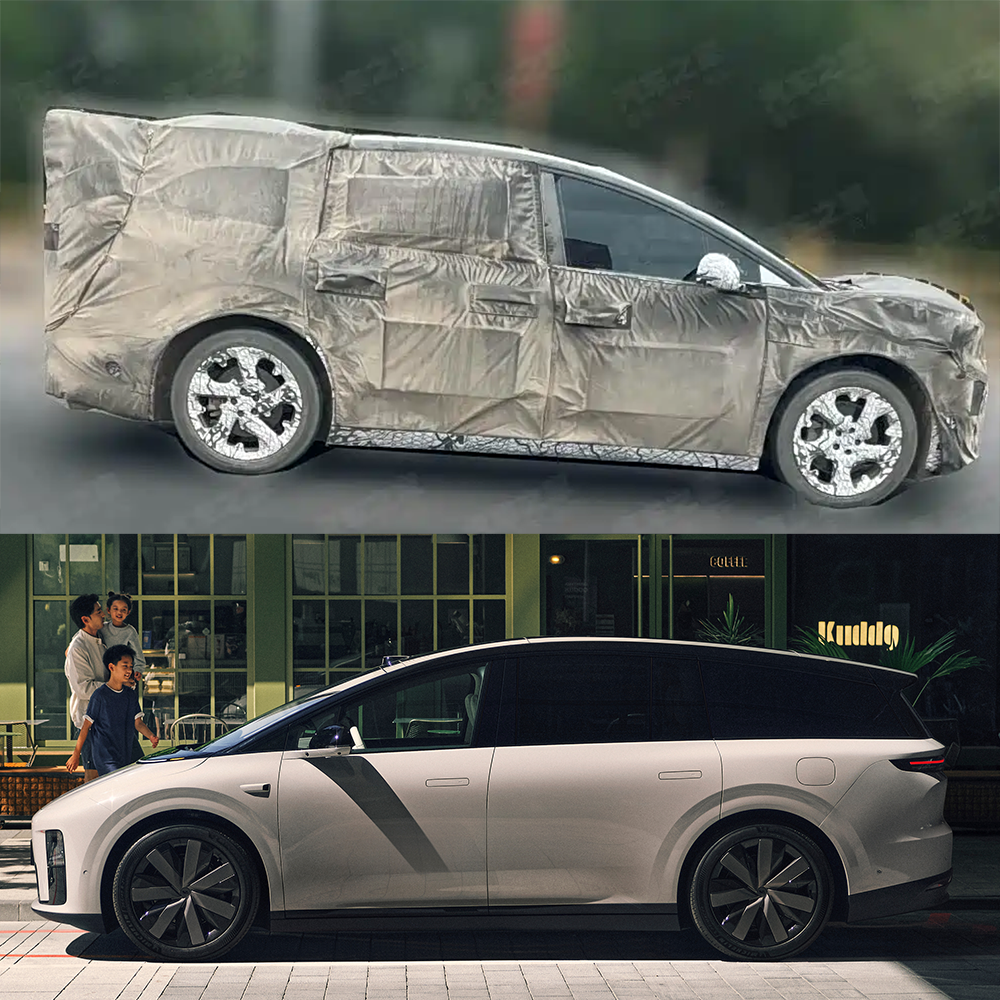 疑似理想i9谍照首曝!尾部或采用全新造型,豪华纯电SUV大战要来了